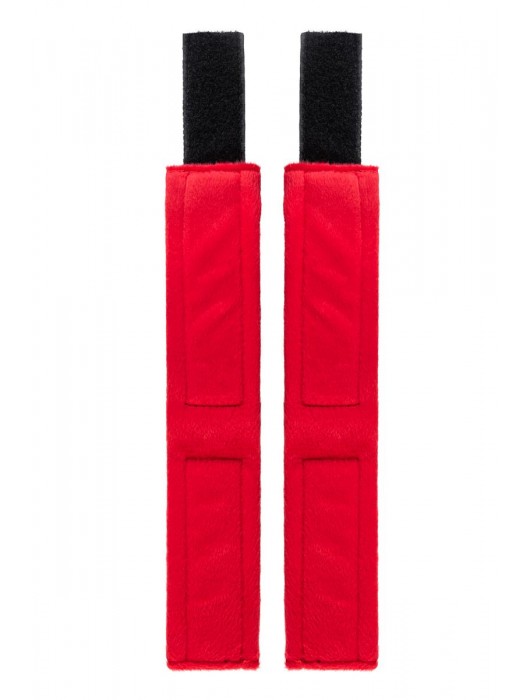 Красно-черные велюровые оковы Anonymo - ToyFa - купить с доставкой в Новокузнецке