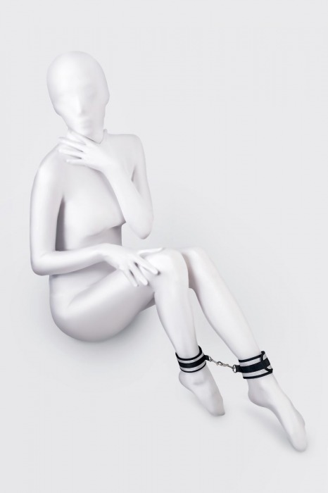 Серебристо-черные оковы Anonymo - ToyFa - купить с доставкой в Новокузнецке