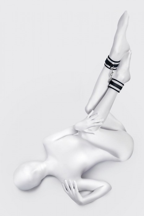 Серебристо-черные оковы Anonymo - ToyFa - купить с доставкой в Новокузнецке