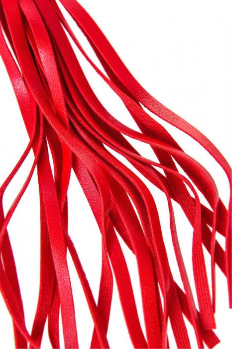 Красно-черный флоггер Anonymo - 28 см. - ToyFa - купить с доставкой в Новокузнецке