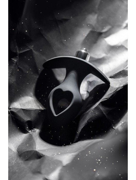 Черная анальная вибровтулка Cordis S - 10,5 см. - POPO Pleasure