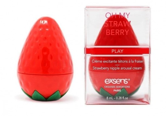 Крем для стимуляции сосков Oh My Strawberry - 8 мл. - Exsens - купить с доставкой в Новокузнецке