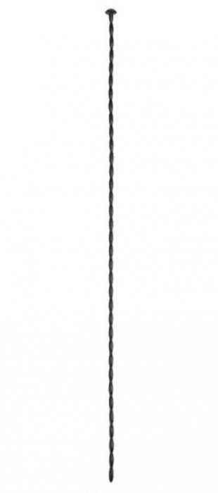 Черный уретральный стимулятор - 30 см. - Rubber Tech Ltd - купить с доставкой в Новокузнецке