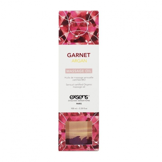 Органическое массажное масло GARNET ARGAN - 100 мл. - Exsens - купить с доставкой в Новокузнецке