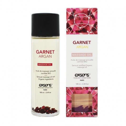 Органическое массажное масло GARNET ARGAN - 100 мл. - Exsens - купить с доставкой в Новокузнецке