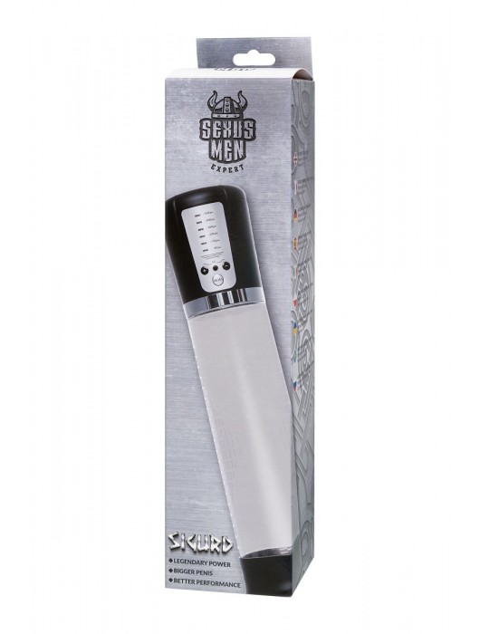 Прозрачная автоматическая помпа для пениса Sigurd - Sexus - в Новокузнецке купить с доставкой