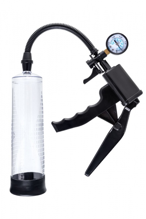 Прозрачная механическая помпа для пениса Viggo - Sexus - в Новокузнецке купить с доставкой