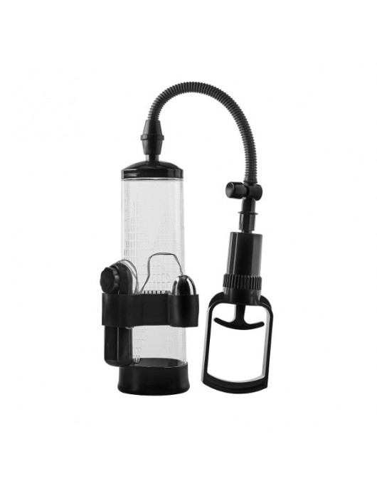 Прозрачная вакуумная помпа с вибрацией Vibrating Penis Pump - Dream Toys - в Новокузнецке купить с доставкой