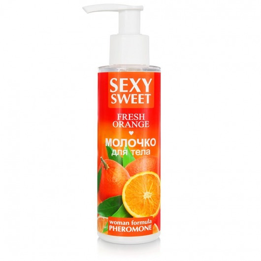 Молочко для тела с феромонами и ароматом апельсина Sexy Sweet Fresh Orange - 150 гр. -  - Магазин феромонов в Новокузнецке