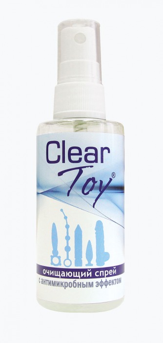 Очищающий спрей Clear Toy с антимикробным эффектом - 100 мл. - Биоритм - купить с доставкой в Новокузнецке