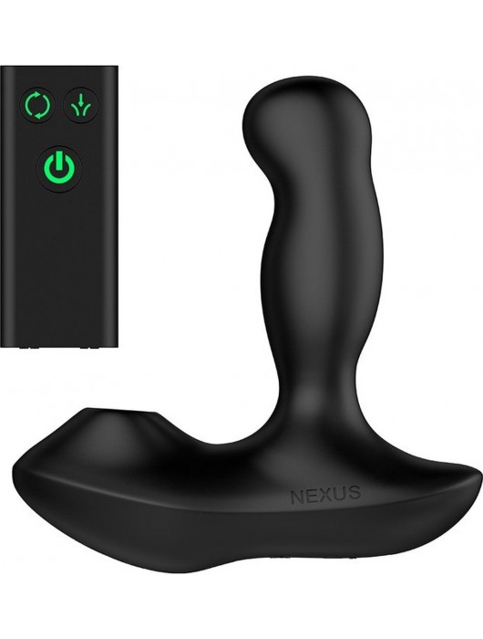 Черный вибратор-ротатор для стимуляции простаты Nexus Revo Air - Nexus Range - в Новокузнецке купить с доставкой