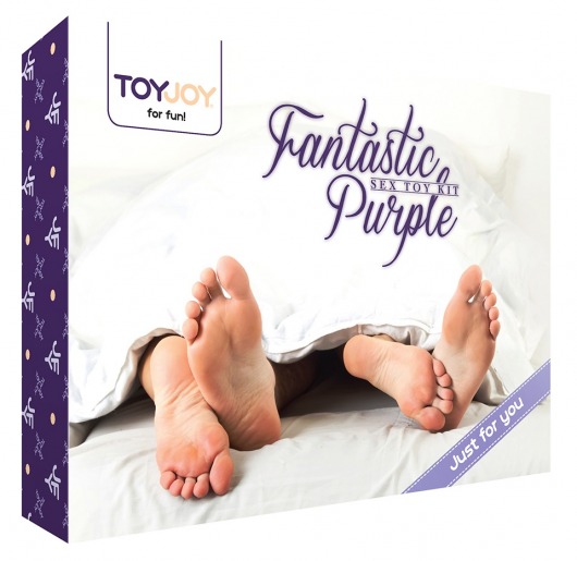 Эротический набор FANTASTIC PURPLE SEX TOY KIT - Toy Joy - купить с доставкой в Новокузнецке