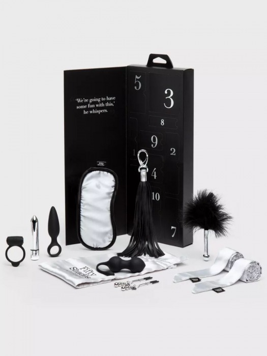 Эротический набор Pleasure Overload 10 Days of Play Gift Set - Fifty Shades of Grey - купить с доставкой в Новокузнецке