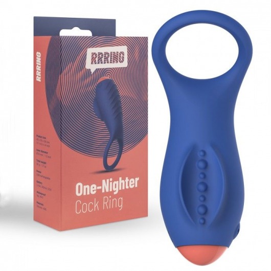 Синее эрекционное кольцо RRRING One Nighter Cock Ring - FeelzToys - в Новокузнецке купить с доставкой
