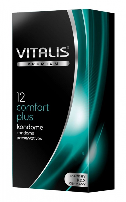 Контурные презервативы VITALIS PREMIUM comfort plus - 12 шт. - Vitalis - купить с доставкой в Новокузнецке