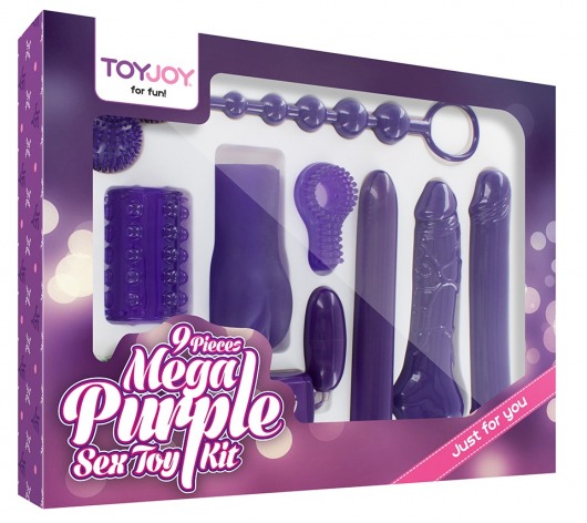 Эротический набор Toy Joy Mega Purple - Toy Joy - купить с доставкой в Новокузнецке