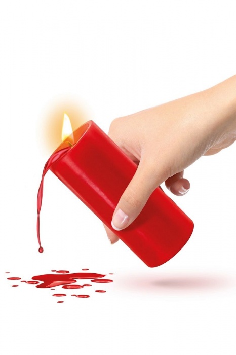 Красная низкотемпературная свеча для ваксплея - Fetish Tentation - купить с доставкой в Новокузнецке