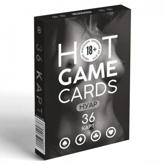 Игральные карты HOT GAME CARDS НУАР - 36 шт. - Сима-Ленд - купить с доставкой в Новокузнецке