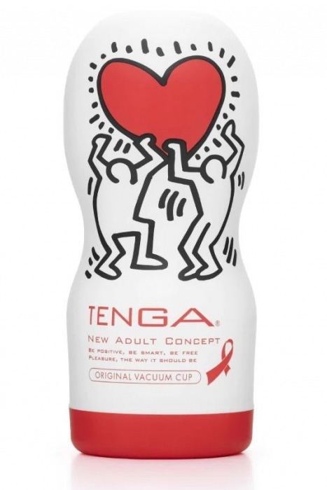 Мастурбатор Keith Haring Cup Deep Throat - Tenga - в Новокузнецке купить с доставкой