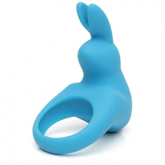 Голубое эрекционное виброкольцо Happy Rabbit Rechargeable Rabbit Cock Ring - Happy Rabbit - в Новокузнецке купить с доставкой