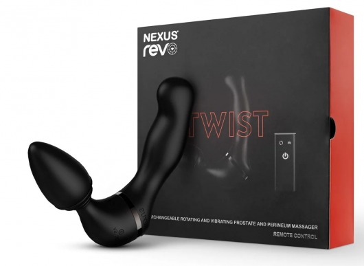 Черный гибридный вибромассажер Nexus Revo Twist - Nexus Range - в Новокузнецке купить с доставкой