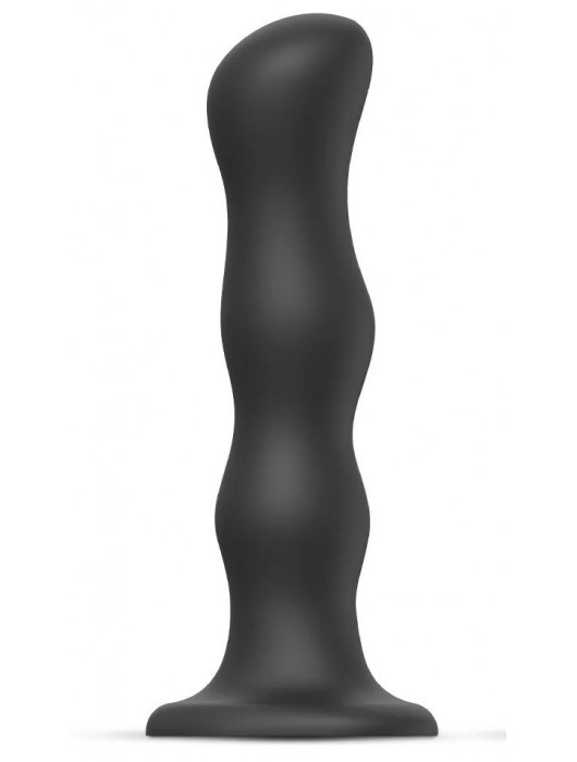 Черная насадка Strap-On-Me Dildo Geisha Balls size XL - Strap-on-me - купить с доставкой в Новокузнецке