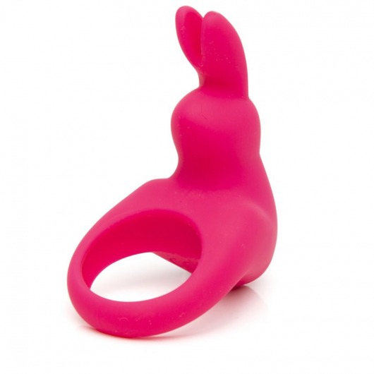 Розовое эрекционное виброкольцо Happy Rabbit Rechargeable Rabbit Cock Ring - Happy Rabbit - в Новокузнецке купить с доставкой