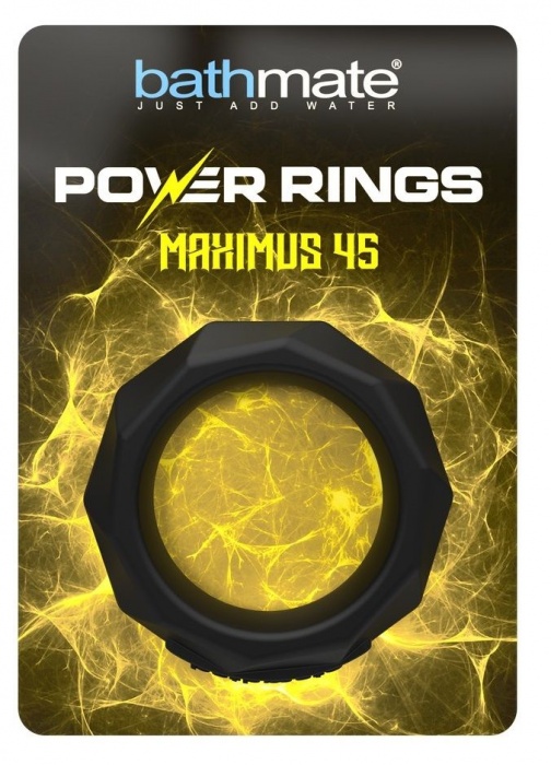 Черное эрекционное кольцо Maximus 45 - Bathmate - в Новокузнецке купить с доставкой