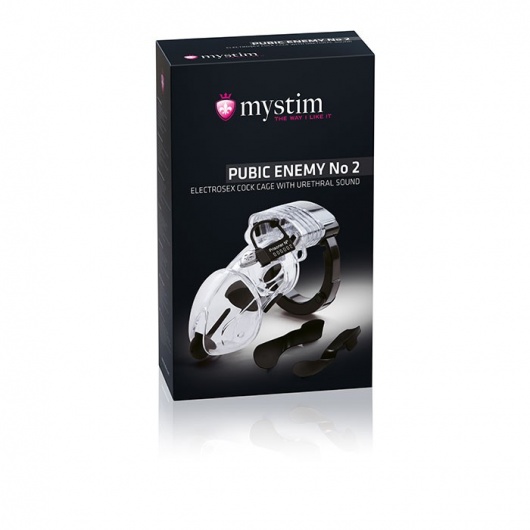 Пояс верности Pubic Enemy №2 с электростимуляцией уретры - MyStim - купить с доставкой в Новокузнецке