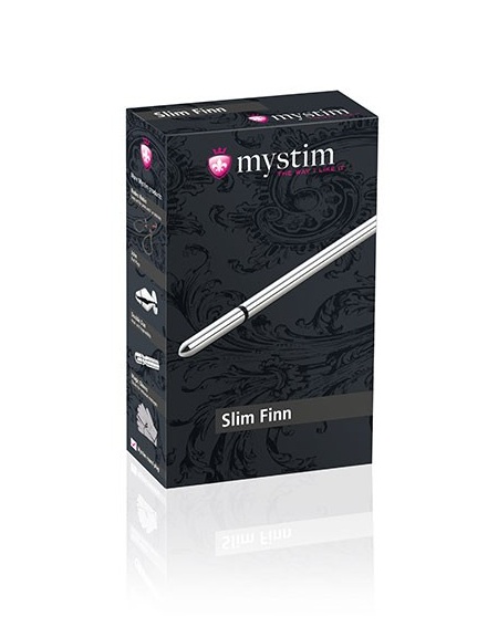 Зонд для электростимуляции уретры Slim Finn - 15 см. - MyStim - купить с доставкой в Новокузнецке