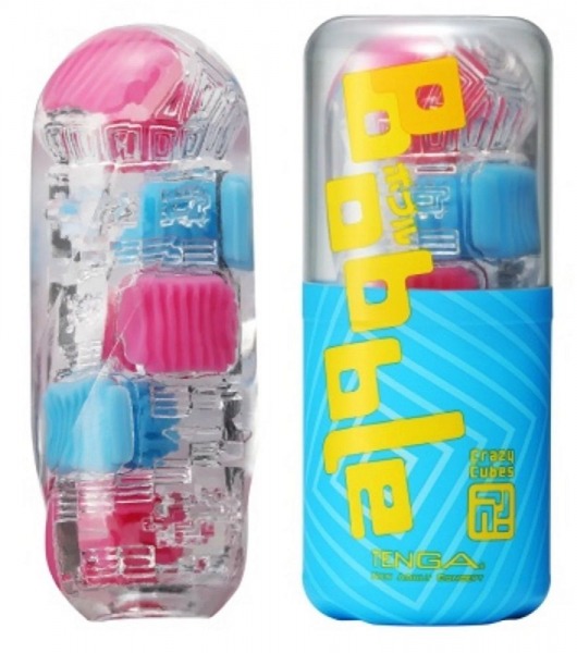 Мастурбатор Tenga Bobble Crazy Cubes - Tenga - в Новокузнецке купить с доставкой