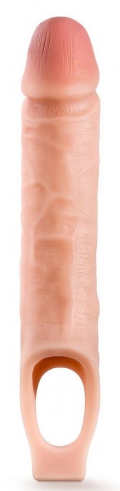 Телесная насадка на пенис 10 Inch Cock Sheath Extender - 25 см. - Blush Novelties - в Новокузнецке купить с доставкой