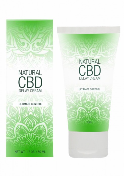 Крем-пролонгатор Natural CBD Delay Cream - 50 мл. - Shots Media BV - купить с доставкой в Новокузнецке