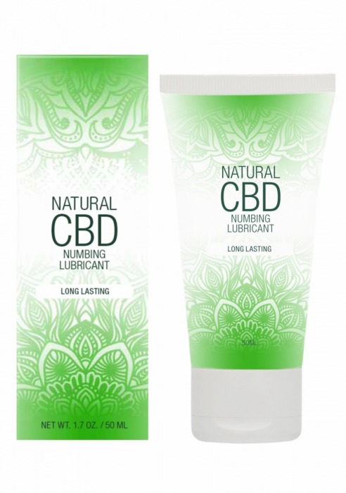 Лубрикант с пролонгирующим эффектом Natural CBD Numbing Lubricant - 50 мл. - Shots Media BV - купить с доставкой в Новокузнецке