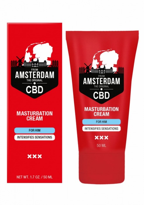 Крем для мастурбации для мужчин CBD from Amsterdam Masturbation Cream For Him - 50 мл. - Shots Media BV - купить с доставкой в Новокузнецке