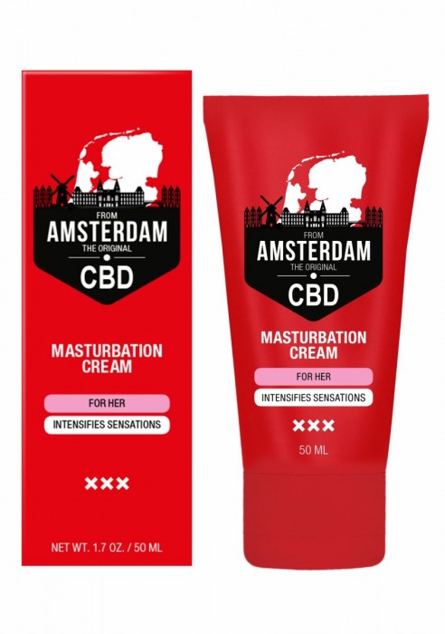 Крем для мастурбации для женщин CBD from Amsterdam Masturbation Cream For Her - 50 мл. - Shots Media BV - купить с доставкой в Новокузнецке