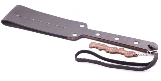 Гладкий мягкий удлиненный пэддл с заклепками - 32 см. - Crazy Handmade - купить с доставкой в Новокузнецке Гладкий мягкий удлиненный пэддл с заклепками - 32 см. - Crazy Handmade - купить с доставкой в Новокузнецке