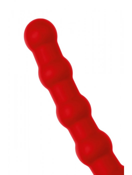 Красная насадка на пенис для двойного проникновения - 19,5 см. - ToyFa - купить с доставкой в Новокузнецке