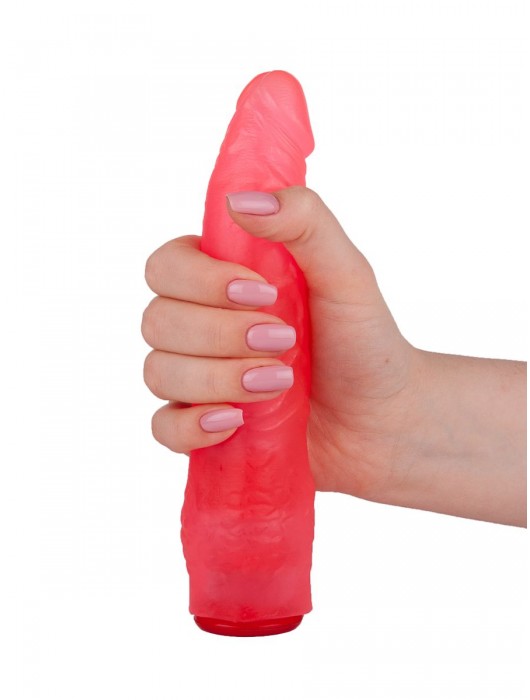Реалистичная насадка Harness розового цвета - 17 см. - LOVETOY (А-Полимер) - купить с доставкой в Новокузнецке