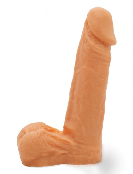 Реалистичный фаллоимитатор с мошонкой на трусиках Харнесс - 16,5 см. - LOVETOY (А-Полимер) - купить с доставкой в Новокузнецке