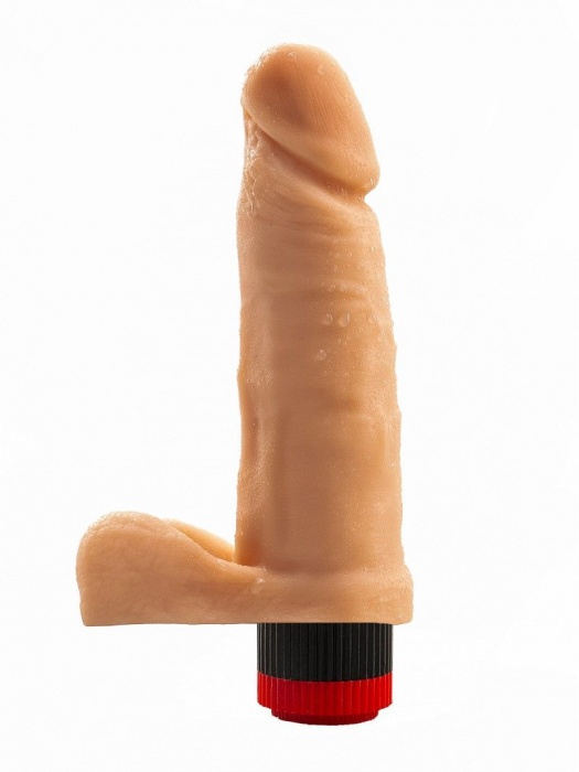 Телесный вибромассажер с ионами серебра №4 - 17 см. - Джага-Джага