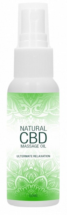 Массажное масло Natural CBD Massage Oil - 50 мл. - Shots Media BV - купить с доставкой в Новокузнецке