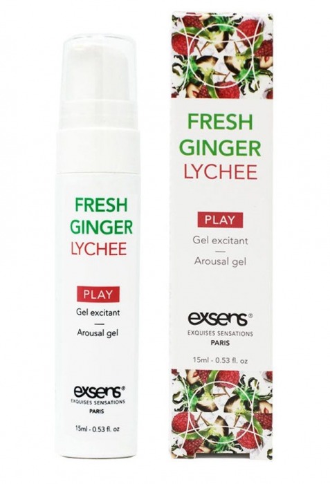 Возбуждающий гель Fresh Ginger Lychee Arousal Gel - 15 мл. - Exsens - купить с доставкой в Новокузнецке