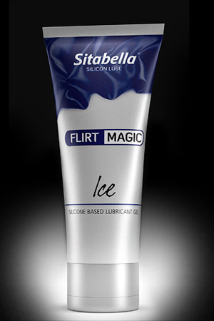 Силиконовая гель-смазка FLIRT MAGIC Ice с лёгким пролонгирующим эффектом - 75 мл. - Sitabella - купить с доставкой в Новокузнецке