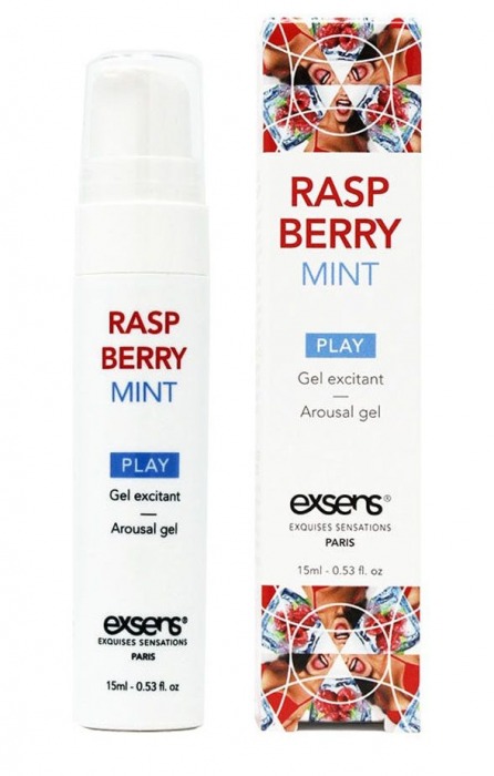 Возбуждающий гель Raspberry Mint с ароматом малины и мяты - 15 мл. - Exsens - купить с доставкой в Новокузнецке