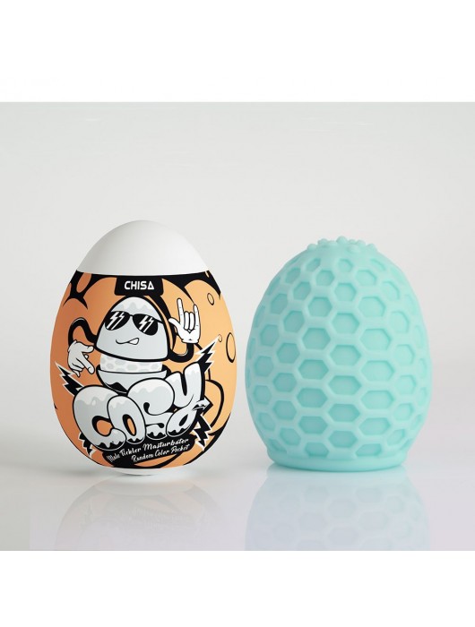 Аквамариновый мастурбатор-яйцо Male Tickler Masturbator - Chisa - в Новокузнецке купить с доставкой