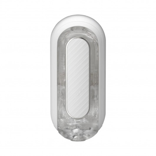 Белый мастурбатор Tenga Flip Zero Gravity с вибрацией - Tenga - в Новокузнецке купить с доставкой