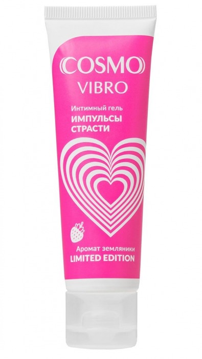 Возбуждающий гель на водно-силиконовой основе Cosmo Vibro с ароматом земляники - 50 гр. - Биоритм - купить с доставкой в Новокузнецке
