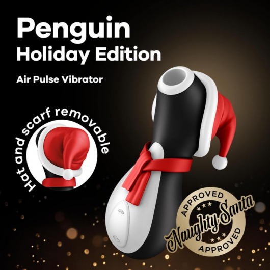 Вакуум-волновой стимулятор клитора Penguin Holiday Edition - Satisfyer