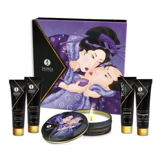 Подарочный набор Geishas secret из 5 предметов - Shunga - купить с доставкой в Новокузнецке